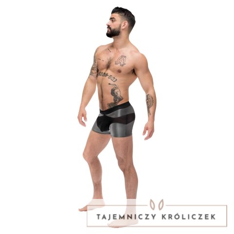 Male Power Iron Clad Szorty XL z siateczną kieszenią czarne Male Power