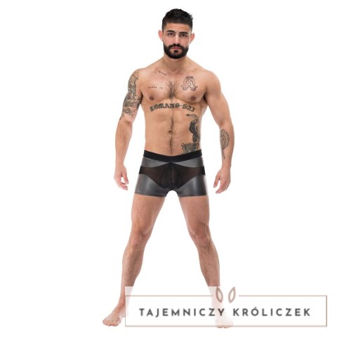 Male Power Iron Clad Szorty XL z siateczną kieszenią czarne Male Power