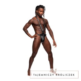 Male Power Leather Body Capricorn - Anatomiczne body z regulacją Male Power