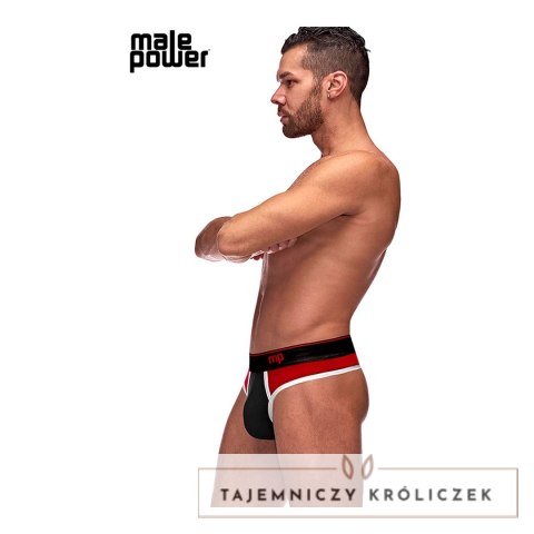 Male Power Panel LXL Retro Sport stringi męskie z kontrastem Male Power