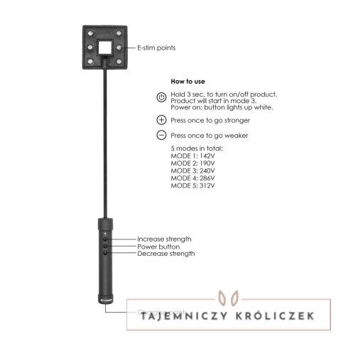 Shots ElectroShock E-Stymulująca Packa Bezprzewodowa USB 312V ElectroShock by Shots
