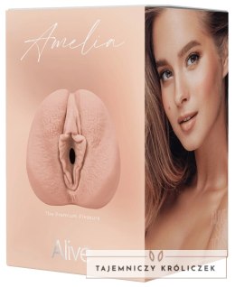 Alive Amelia - anatomiczna maszyna intymna TPE, 13,4 cm, ergonomiczna Alive