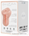 Alive Amelia - anatomiczna maszyna intymna TPE, 13,4 cm, ergonomiczna Alive
