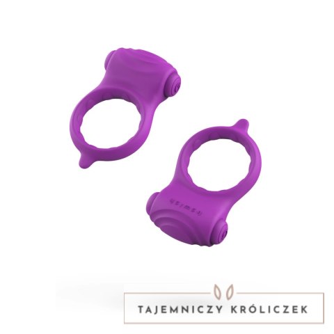 B Swish Bcharmed Basic Wave Orchid - Pierścień z wibracją, silikonowy B Swish