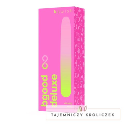 B Swish Bgood Infinite Deluxe rożowy - stymulator silikonowy 5 trybow B Swish