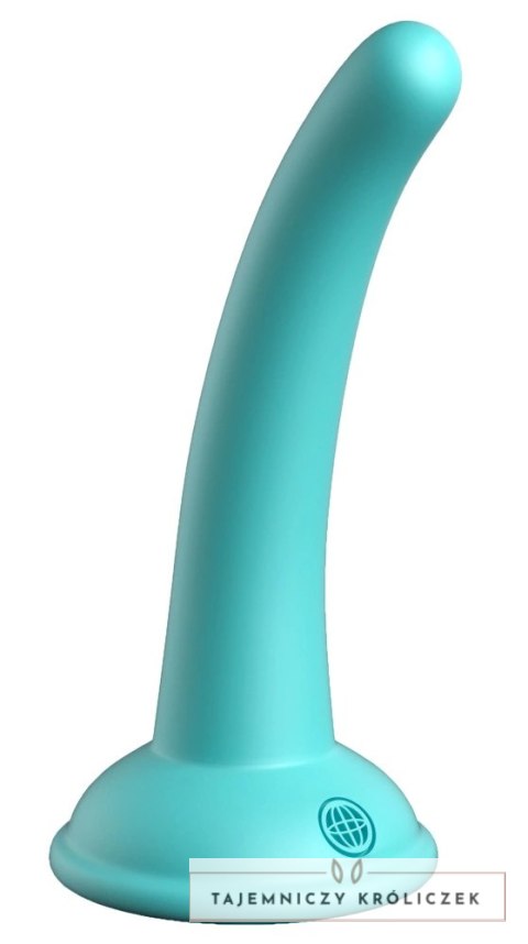 Dillio Platinum Curious Five silikonowy model zakrzywiony 14,6cm turkus Dillio Platinum