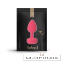 Gvibe Gplug S Neon Rose - ergonomiczny model wibrujący, silikon premium Gvibe