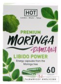 HOT BIO Moringa Libido Caps 60 kapsułek - suplement dla kobiet, wegański HOT