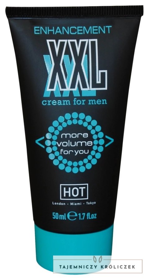 HOT XXL Krem pielęgnacyjny z olejem makadamia i białkiem sojowym 50ml HOT