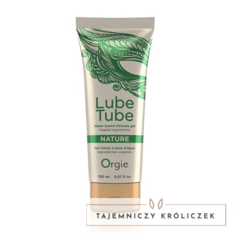 Orgie Lube Tube Nature 150 ml - żel nawilżający wodny z roślinnymi składnikami Orgie