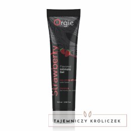 Orgie Lube Tube Żel intymny jadalny truskawkowy 100ml na bazie wody Orgie