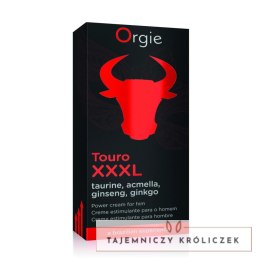Orgie Touro XXXL Krem do pielęgnacji intymnej dla mężczyzn 15 ml Orgie