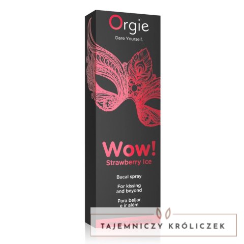 Orgie Wow! Strawberry Ice Spray doustny 10ml mięta truskawka Orgie