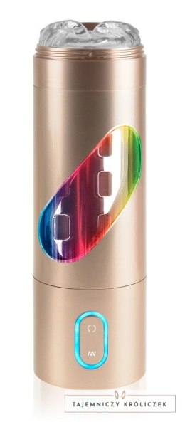 PET Wibrująca Maszyna Intymna Silver 9 Trybow Obrotu 24,1 cm Pipedream Extreme Toyz