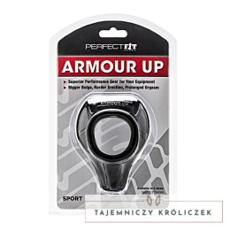 Perfect Fit Armour Up Sport Black pierścień anatomiczny czarny 38mm Perfect Fit
