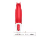 Satisfyer Power Flower model z elastycznymi płatkami, silikon, czerwony Satisfyer