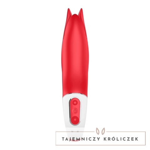 Satisfyer Power Flower model z elastycznymi płatkami, silikon, czerwony Satisfyer