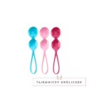 Satisfyer V Balls Training Set - zestaw silikonowy, 3 rozmiary, fioletowy Satisfyer