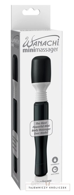 Wanachi Mini Massager 21cm - masażer z elastyczną głowką, czarny Wanachi