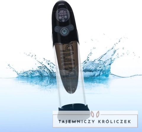 Aqua-Pro AI Submersible Automatyczna Pompa Intymna Czarna Pumped by Shots