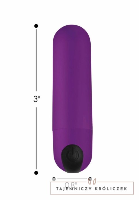 Bang! Mini wibrujący masażer punktowy Purple - kompaktowy, wodoodporny XR Brands