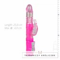EasyToys Rabbit Pink - Wielofunkcyjny Model Z Systemem Ruchu Posuwistego Easytoys Vibe Collection