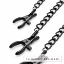 EasyToys Zestaw Czarnych Klipsow Anatomicznych z Regulacją Bedroom Fantasies