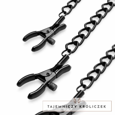 EasyToys Zestaw Czarnych Klipsow Anatomicznych z Regulacją Bedroom Fantasies
