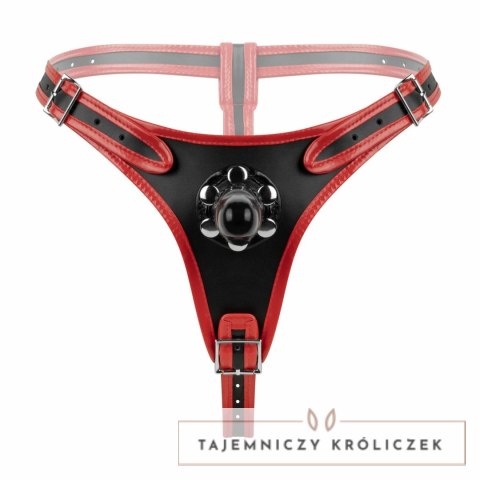Fetish Collection Triple System Intymny z 3 wkładami czarno-czerwony Easytoys Fetish Collection