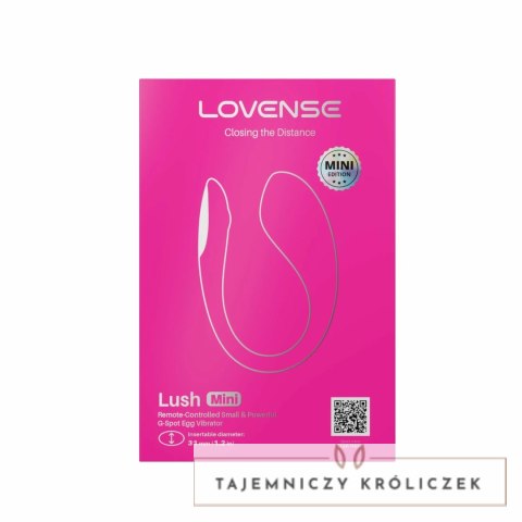 Lovense Lush Mini - bezprzewodowy system intymny, silikonowy, rożowy Lovense