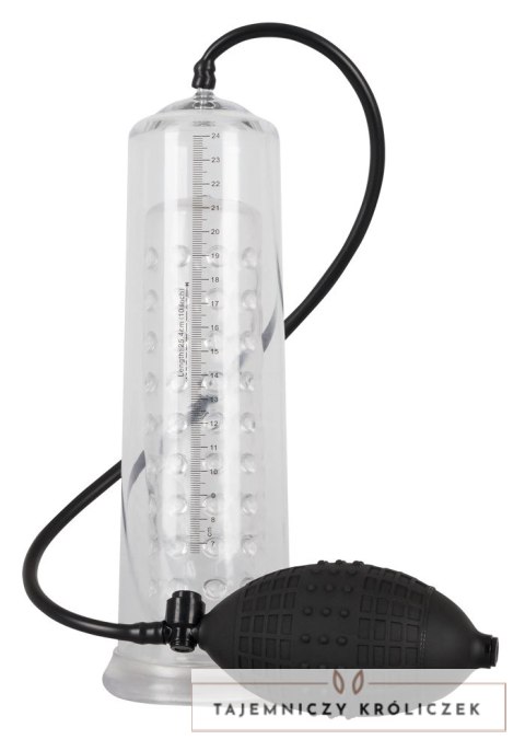 Mr. Boner Pompa Prożniowa Ręczna 25cm Skala Cylinder Silikonowy Rękaw Mister Boner