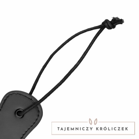 Ouch! Paddle Czarna z Ekoskory - Wytrzymały Model z Wygodnym Uchwytom Bedroom Fantasies