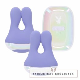 Playboy Pleasure In A Pinch - Wibrujące zaciski silikonowe z pilotem Playboy