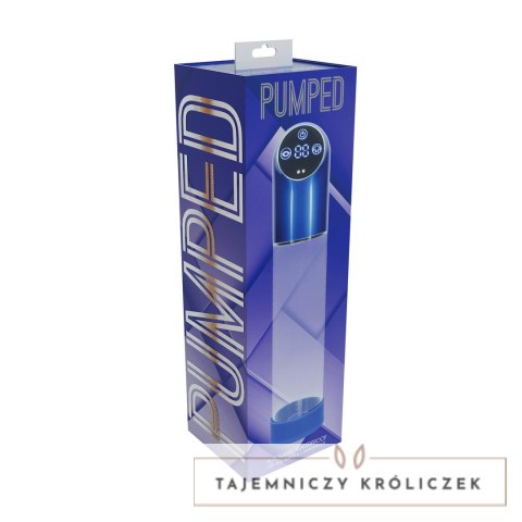 Pumped Automatyczna Pompa Wodoodporna Metal Blue - Model Z Metalicznym Wykończeniem Pumped by Shots