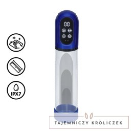 Shots Engage - Automatyczna pompa prożniowa z silikonową tuleją, niebieska Pumped by Shots