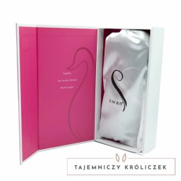Swan Wand Pink - Wibrujący masażer z dwoma silnikami, silikonowy Swan Vibes