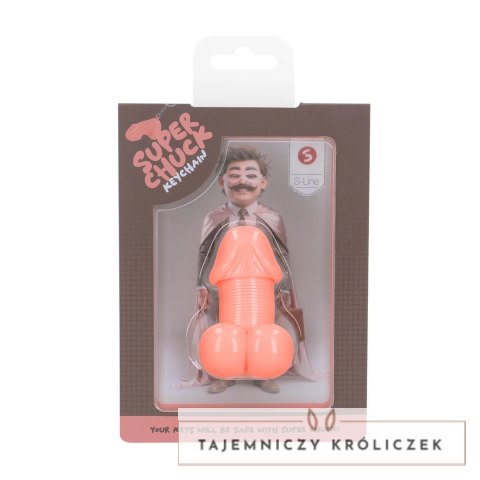 ToyJoy Super Chuck breloczek dekoracyjny w kolorze cielistym S-Line by Shots