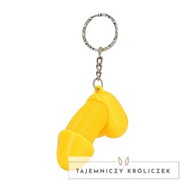 ToyJoy Super Dicky brelok do kluczy żołty - zabawny gadżet kolekcjonerski S-Line by Shots