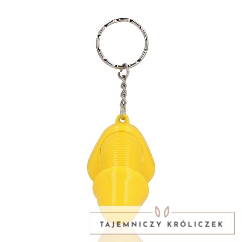 ToyJoy Super Dicky brelok do kluczy żołty - zabawny gadżet kolekcjonerski S-Line by Shots