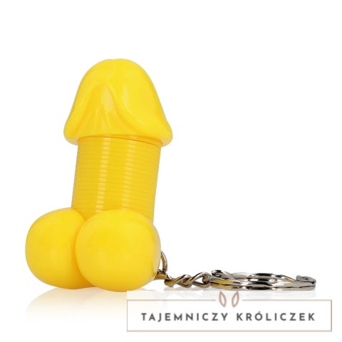 ToyJoy Super Dicky brelok do kluczy żołty - zabawny gadżet kolekcjonerski S-Line by Shots