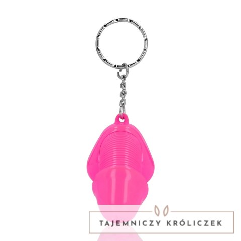 ToyJoy Super Peter brelok rożowy - dynamiczna figurka do kluczy S-Line by Shots