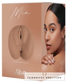 Alive Mia XL - Intymna maszyna dwukanałowa z miękkiego TPE 14,6 cm Alive