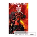 Creature Cocks Fire Demon brelok silikonowy czerwono-czarny 2,8 cala XR Brands