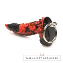 Creature Cocks Fire Demon brelok silikonowy czerwono-czarny 2,8 cala XR Brands