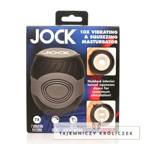 Curve Toys 10X Black - Wibrująca maszyna intymna z funkcją ściskania Curve Toys