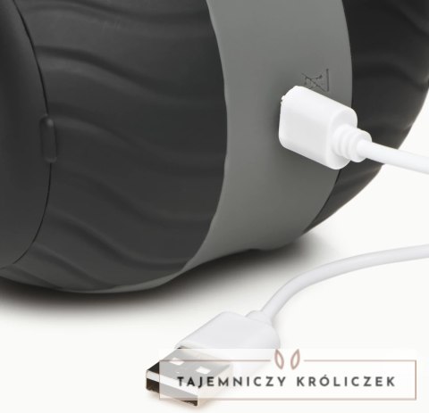 Curve Toys 10X Black - Wibrująca maszyna intymna z funkcją ściskania Curve Toys