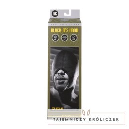 Doc Johnson Black Ops Hood Regular Czarny - maska z neoprenu, rozmiar uniwersalny Doc Johnson