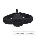 Doc Johnson Max Comfort Gag Black silikonowy system ustny Doc Johnson