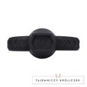 Doc Johnson Max Comfort Gag Black silikonowy system ustny Doc Johnson