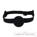 Doc Johnson Max Comfort Gag Black silikonowy system ustny Doc Johnson